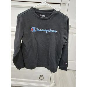 Champion Black Crewneck